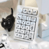 Maorbeng Line Art Cat Keycaps