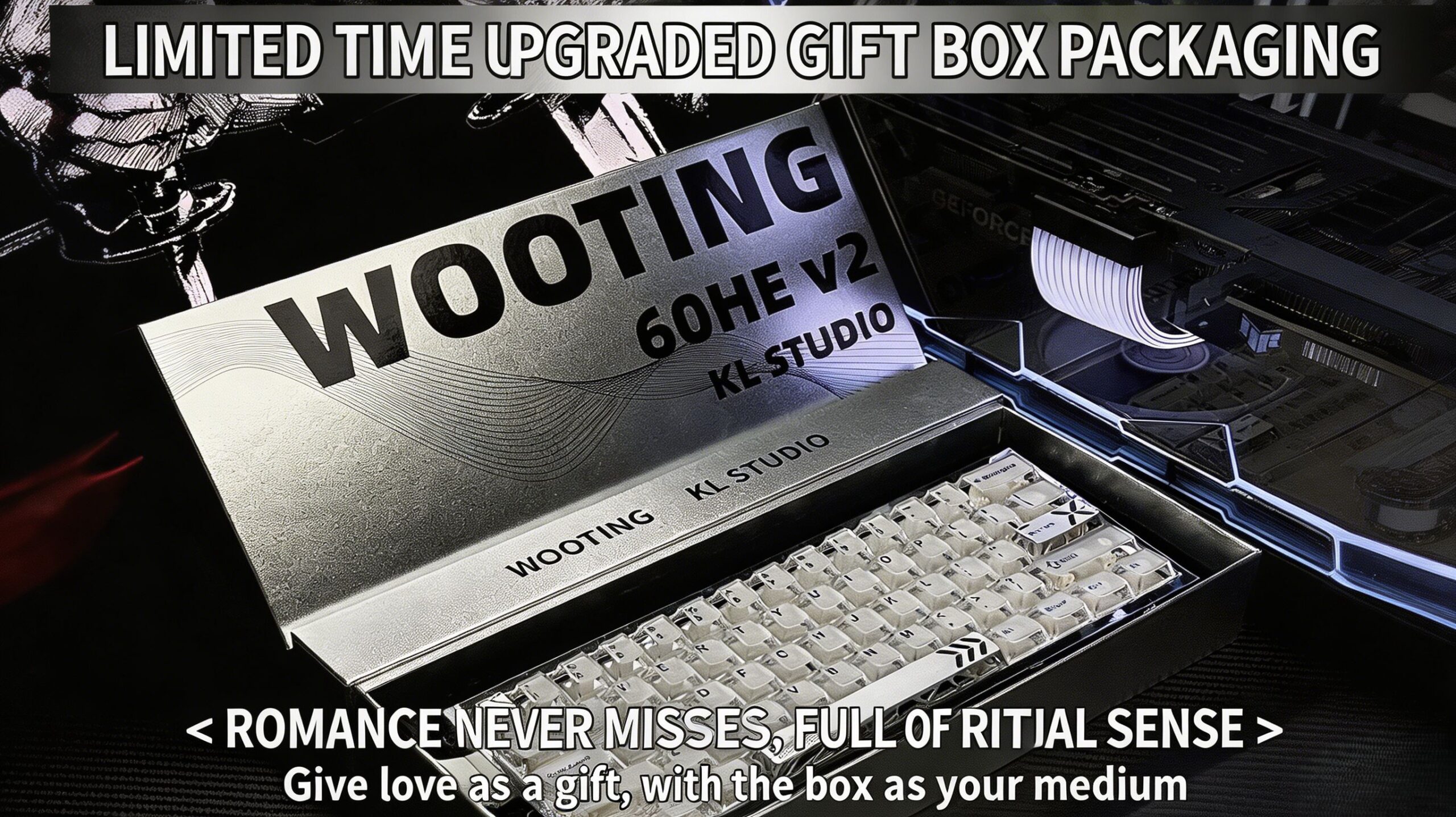 Wooting 60HE V2 Full Mod Custom Keyboard