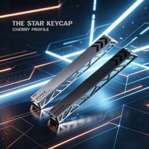Premium Hollow Metal Backlit Keycap Set