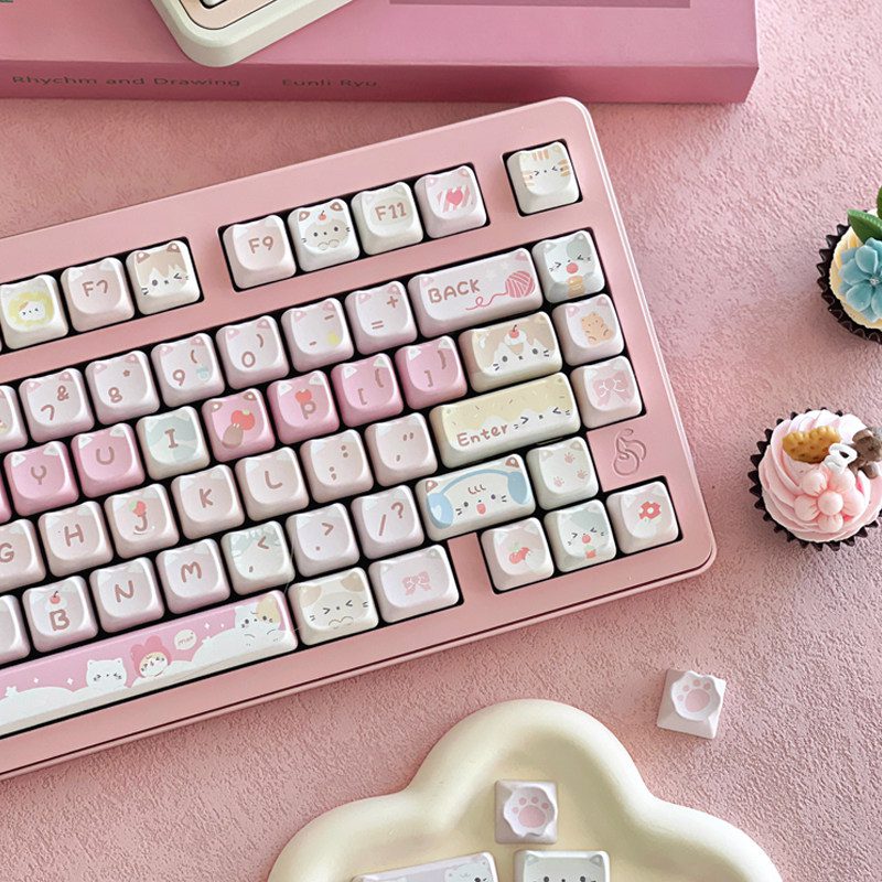 Maorbeng Meow Team Keycaps