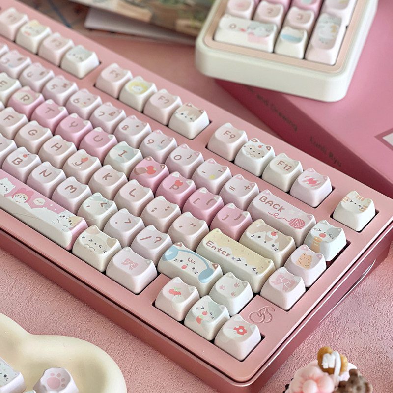 Maorbeng Meow Team Keycaps