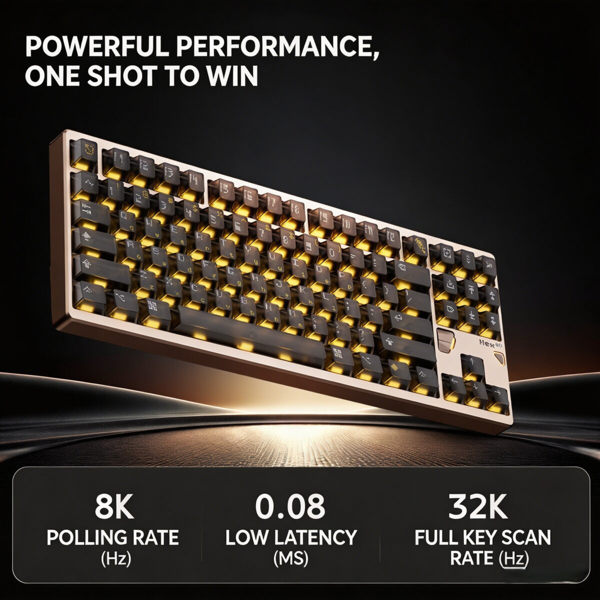 ATK x QK Hex80 Hall Effect Keyboard