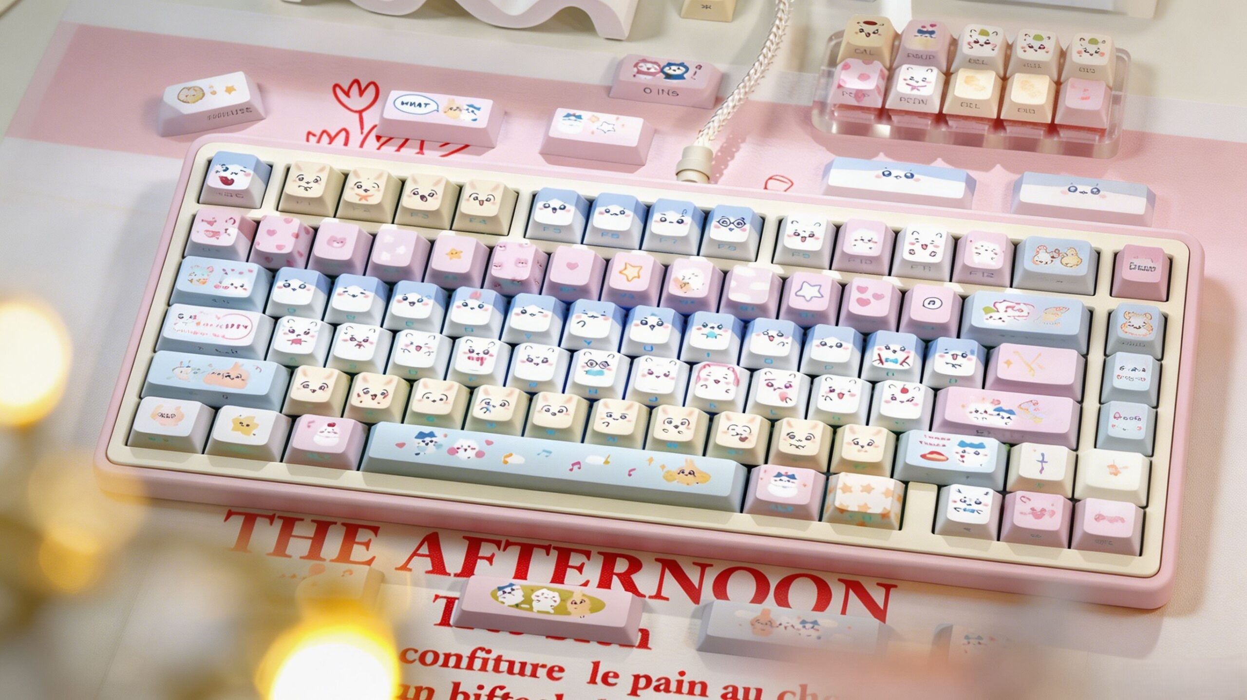 Maorbeng Kawaii Side-Lit Keycaps