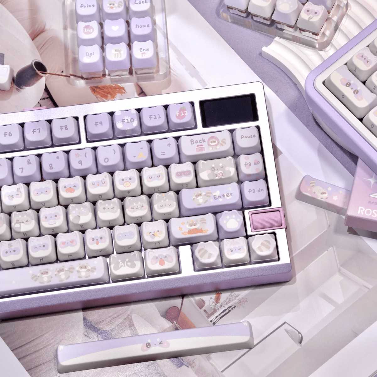 Maorbeng Raccoon Squad Keycaps
