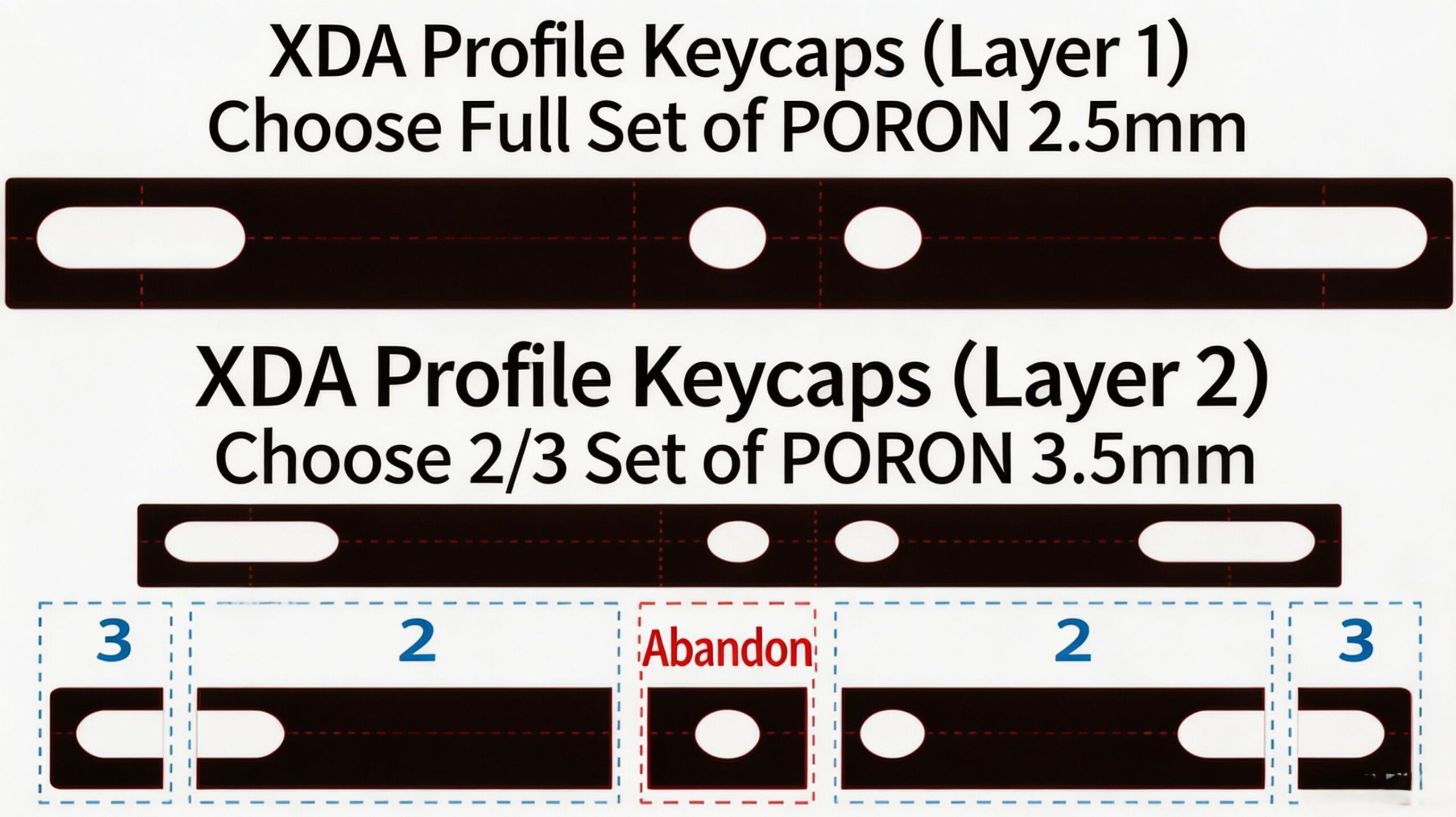 PAYSON Keyboard Spacebar Foam Dampener