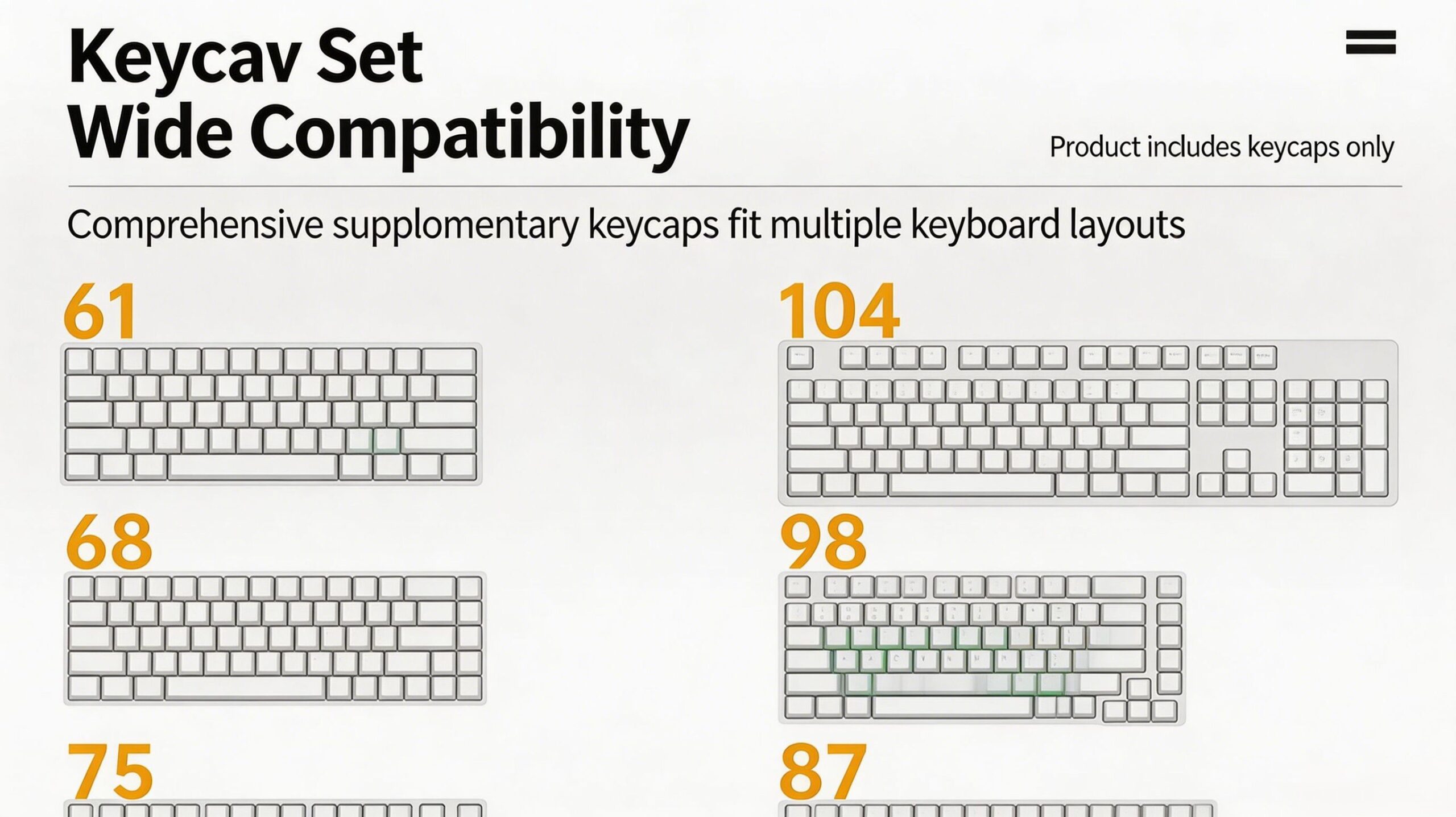 PAYSON Semi-Transparent Keycaps