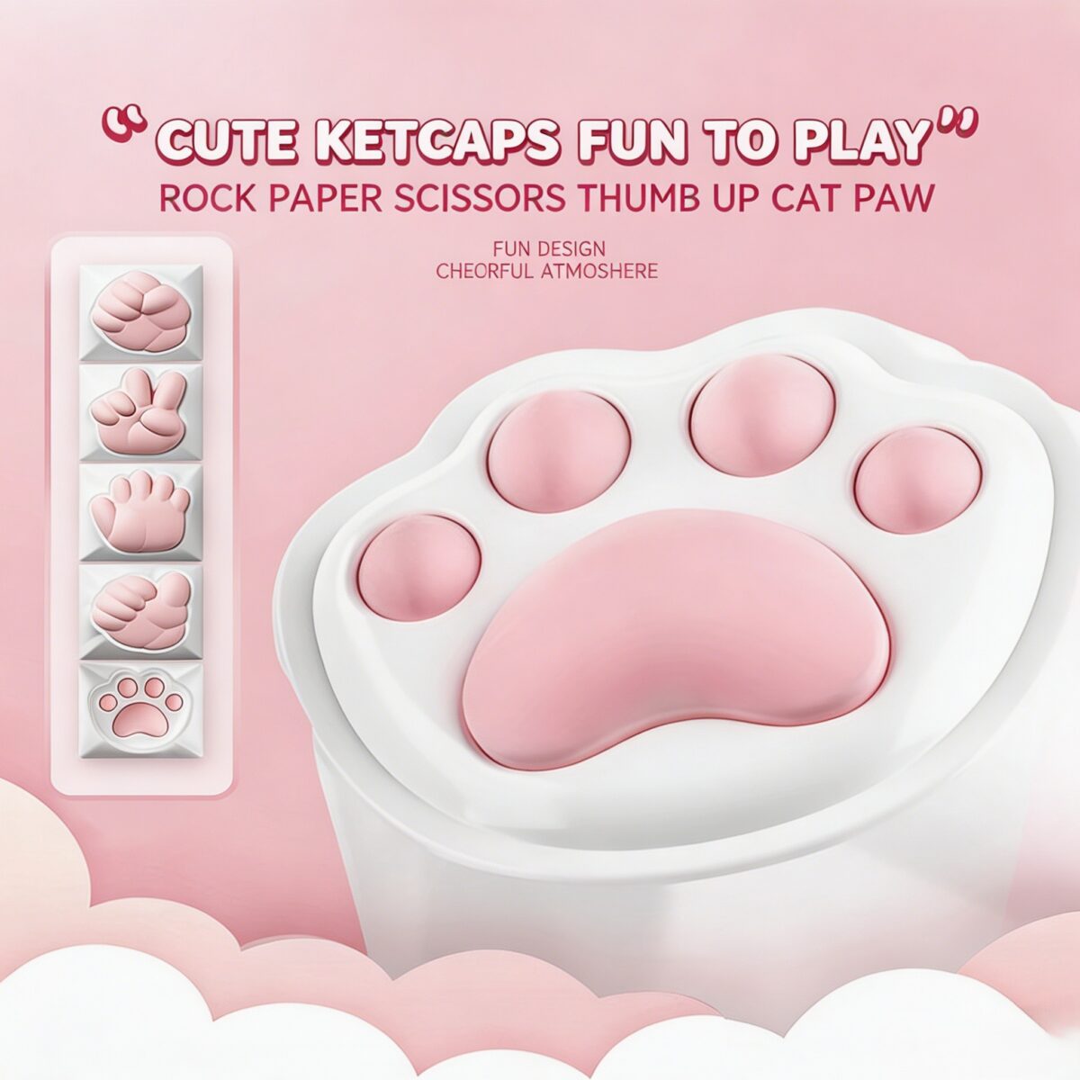 PAYSON Kawaii Cat Themed Keycap