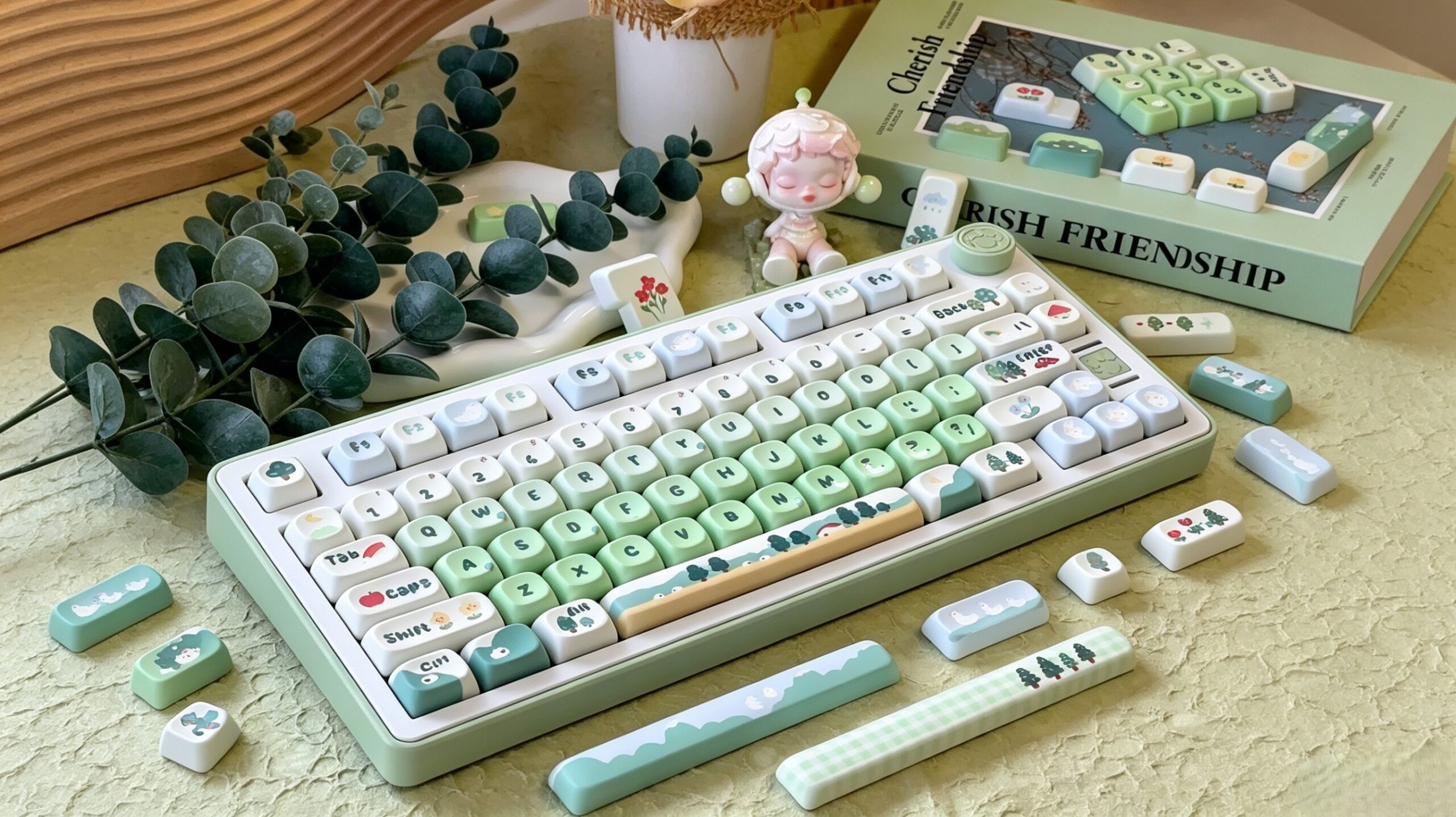Maorbeng Forest Bird MOA Keycaps