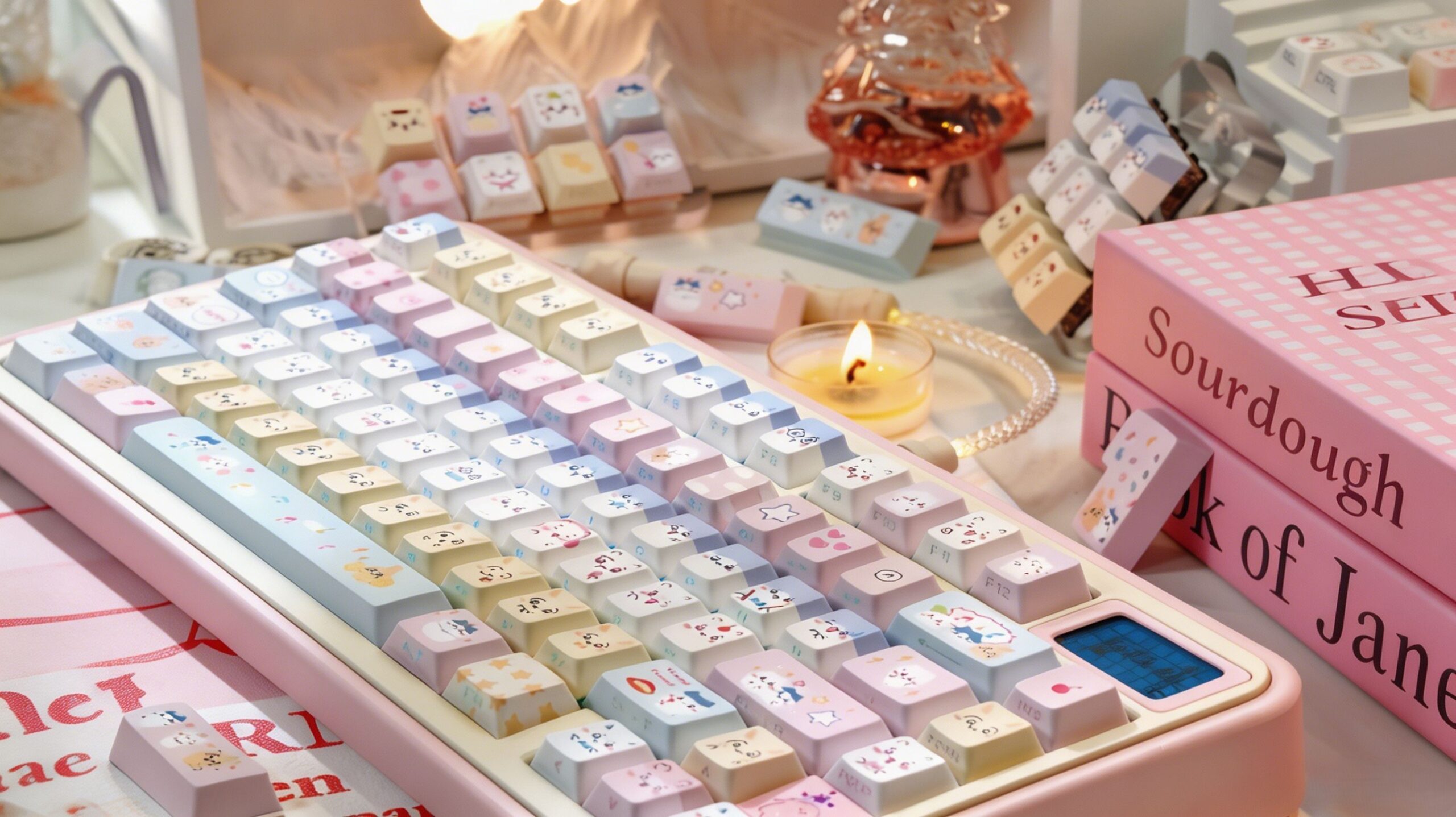 Maorbeng Kawaii Side-Lit Keycaps