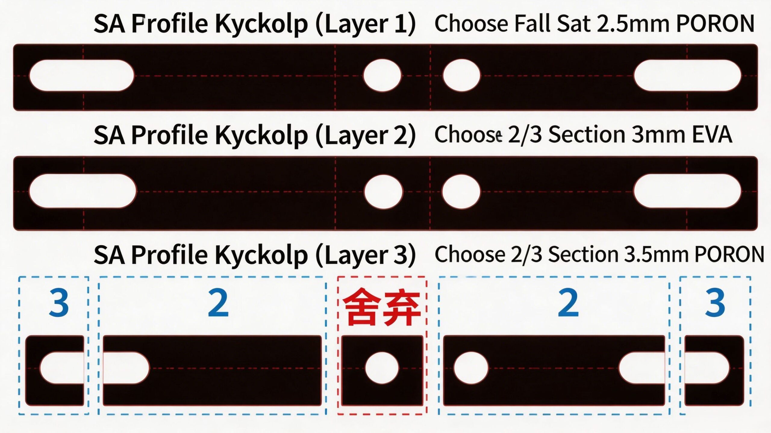PAYSON Keyboard Spacebar Foam Dampener