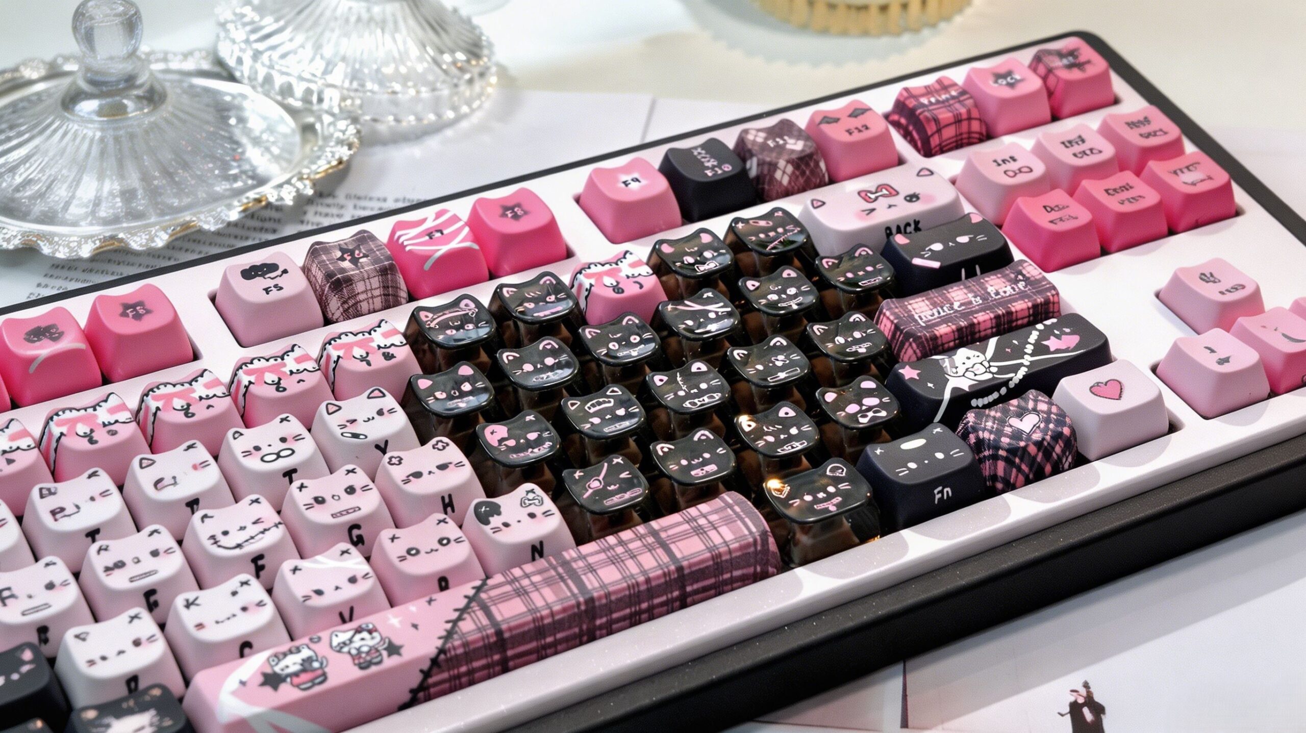 Maorbeng MAO Heart Series Translucent Keycaps
