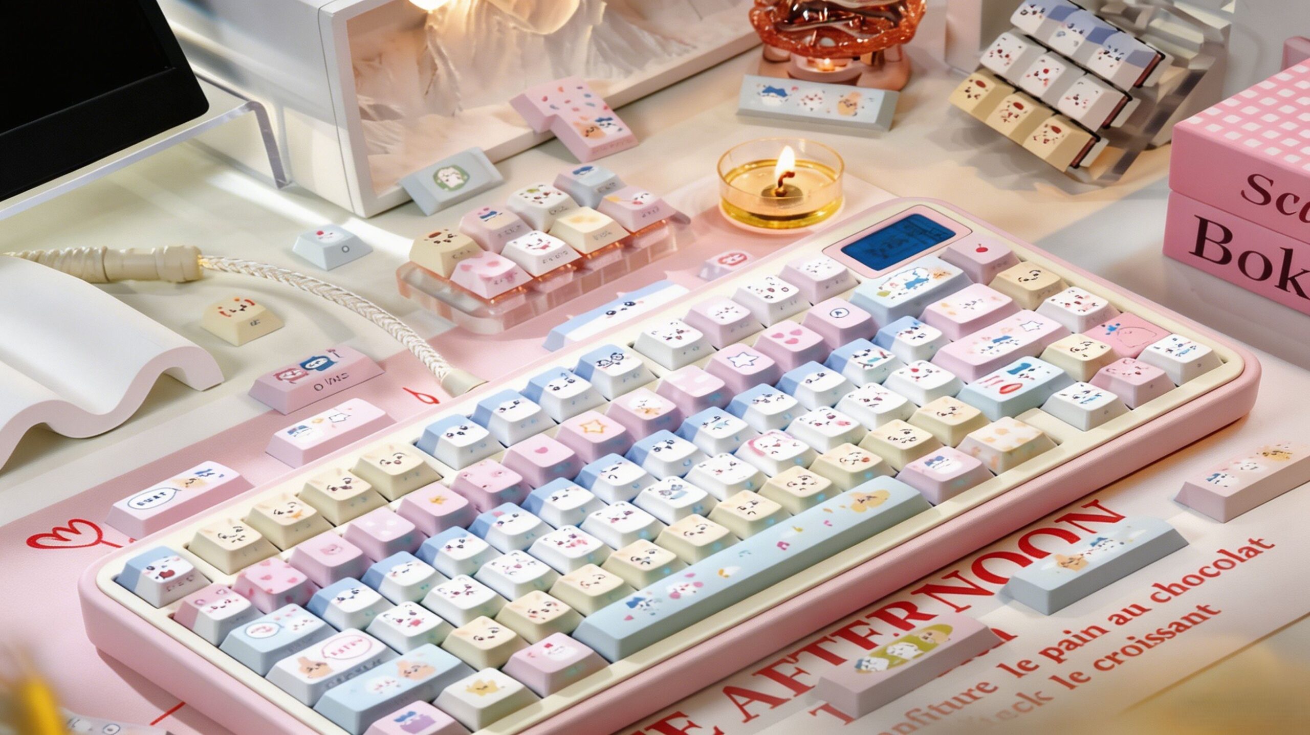 Maorbeng Kawaii Side-Lit Keycaps