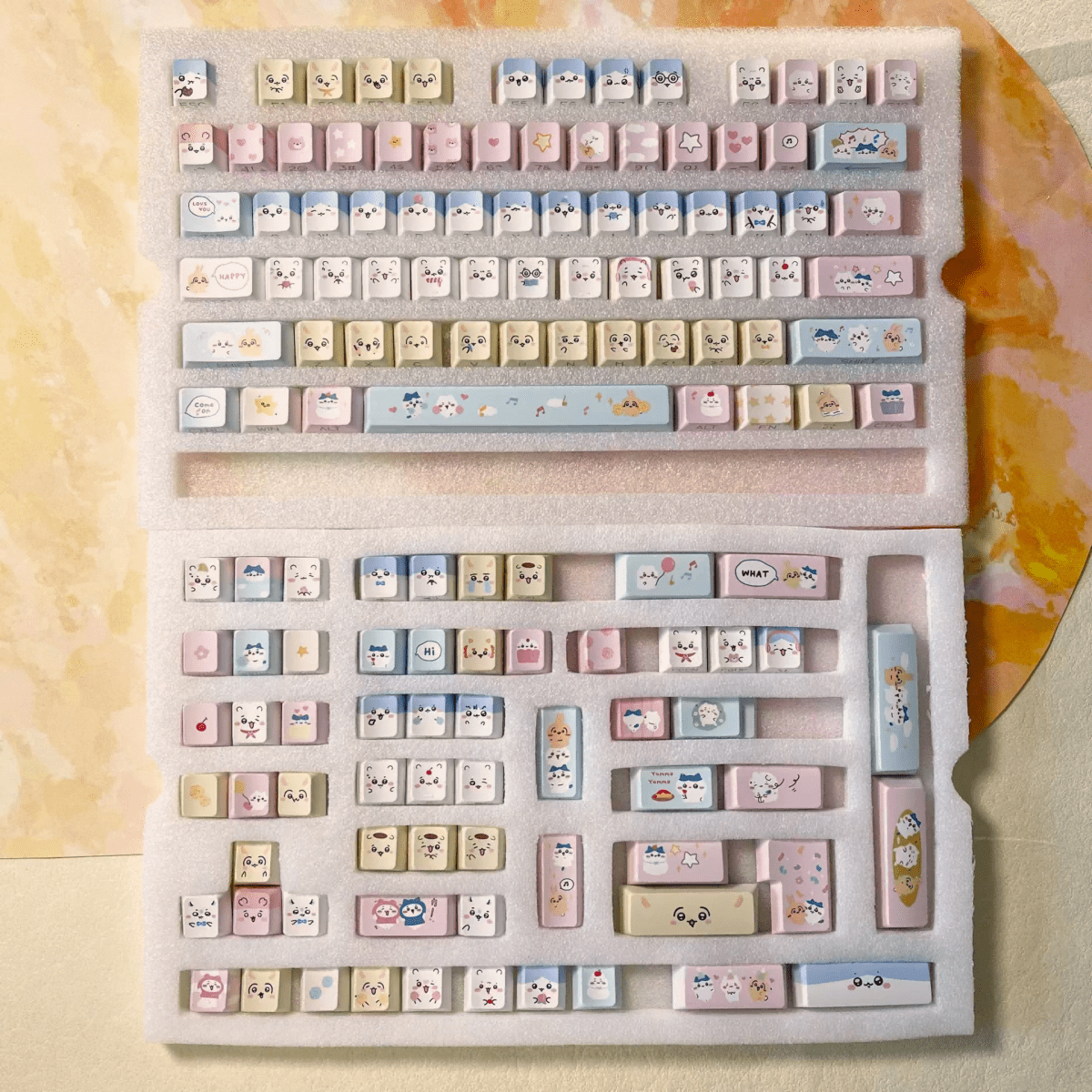 Maorbeng Kawaii Side-Lit Keycaps