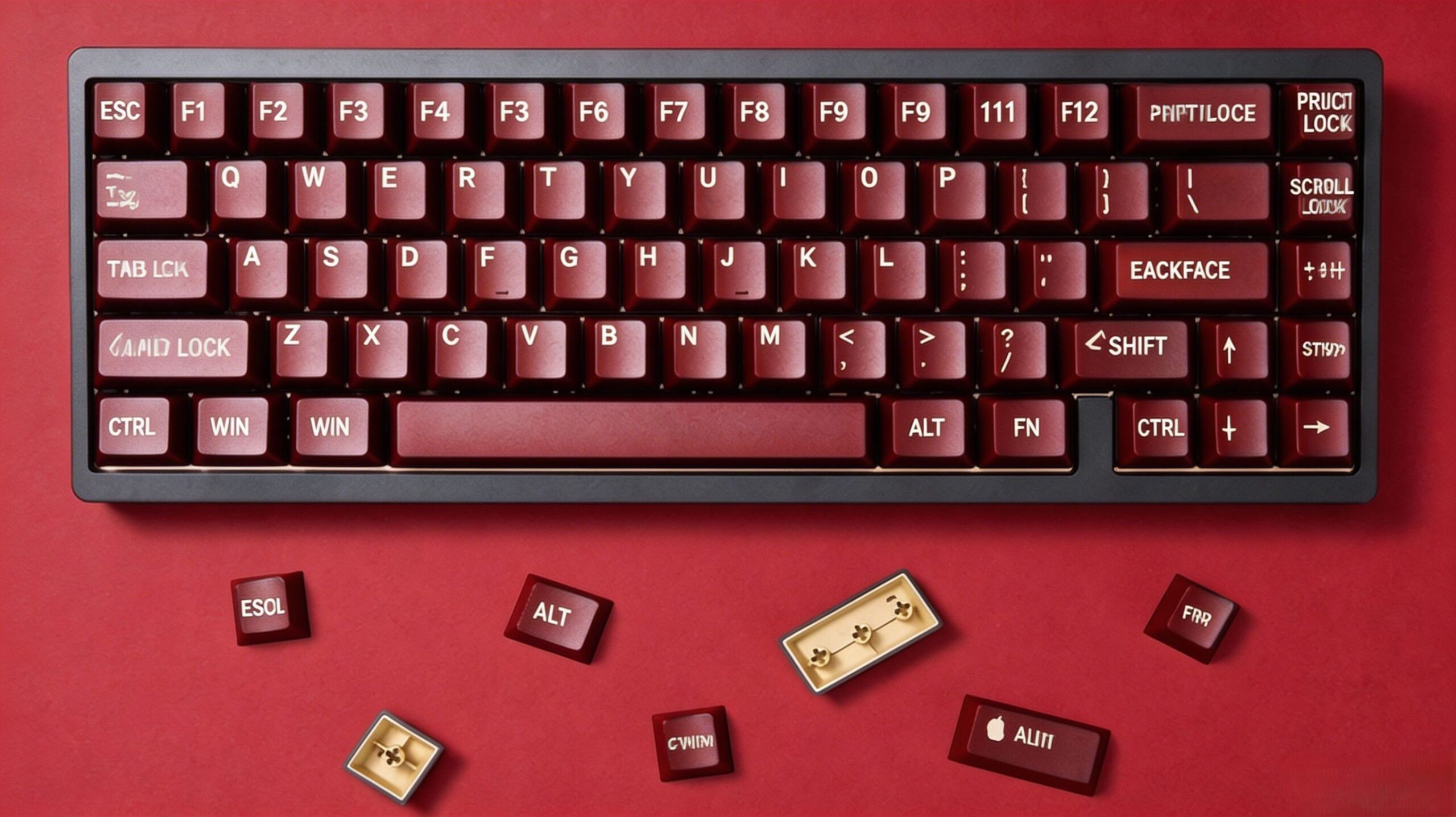 PAYSON Semi-Transparent Keycaps