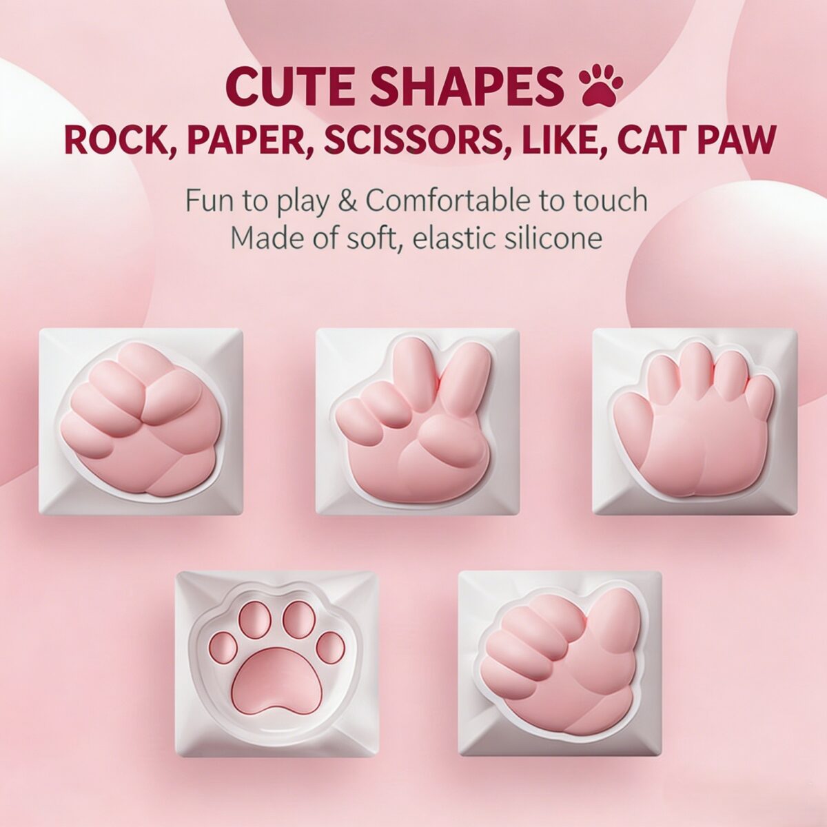 PAYSON Kawaii Cat Themed Keycap