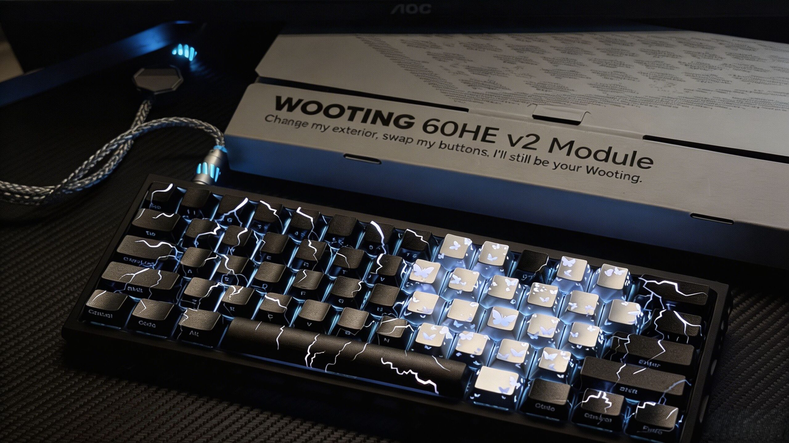 Wooting 60HE V2 Full Mod Custom Keyboard