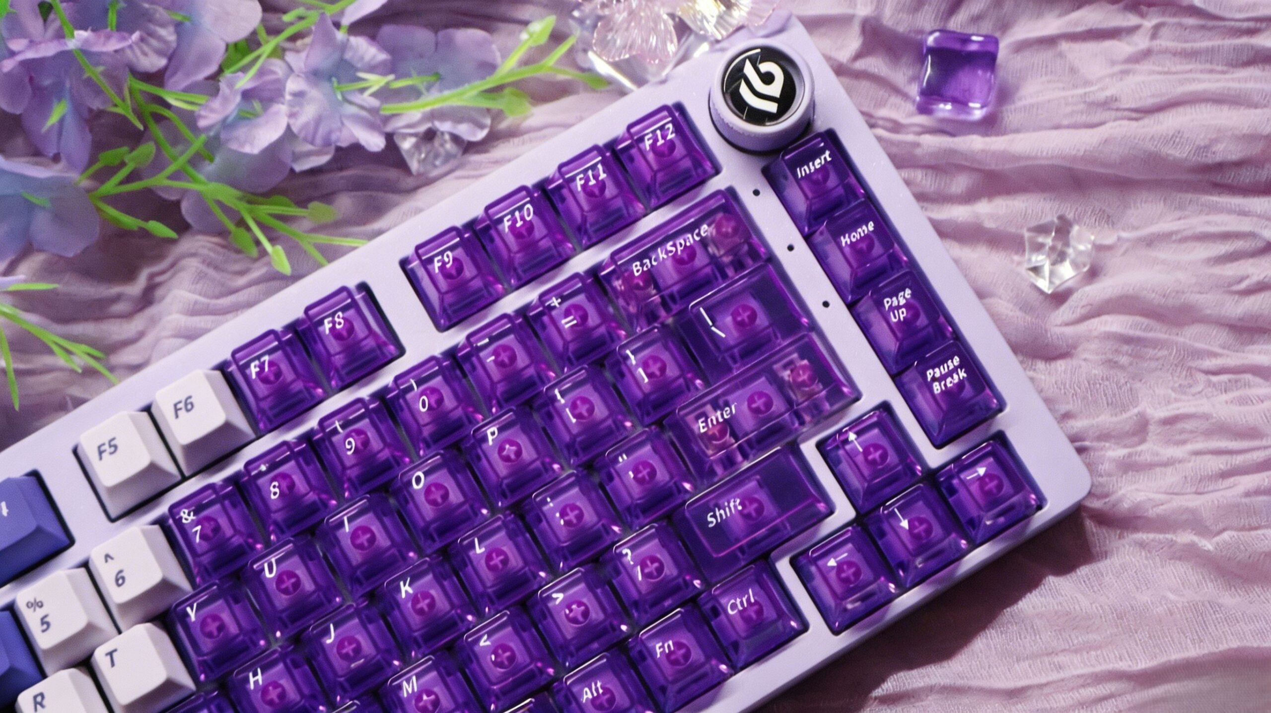 Gradient Transparent PC Keycaps