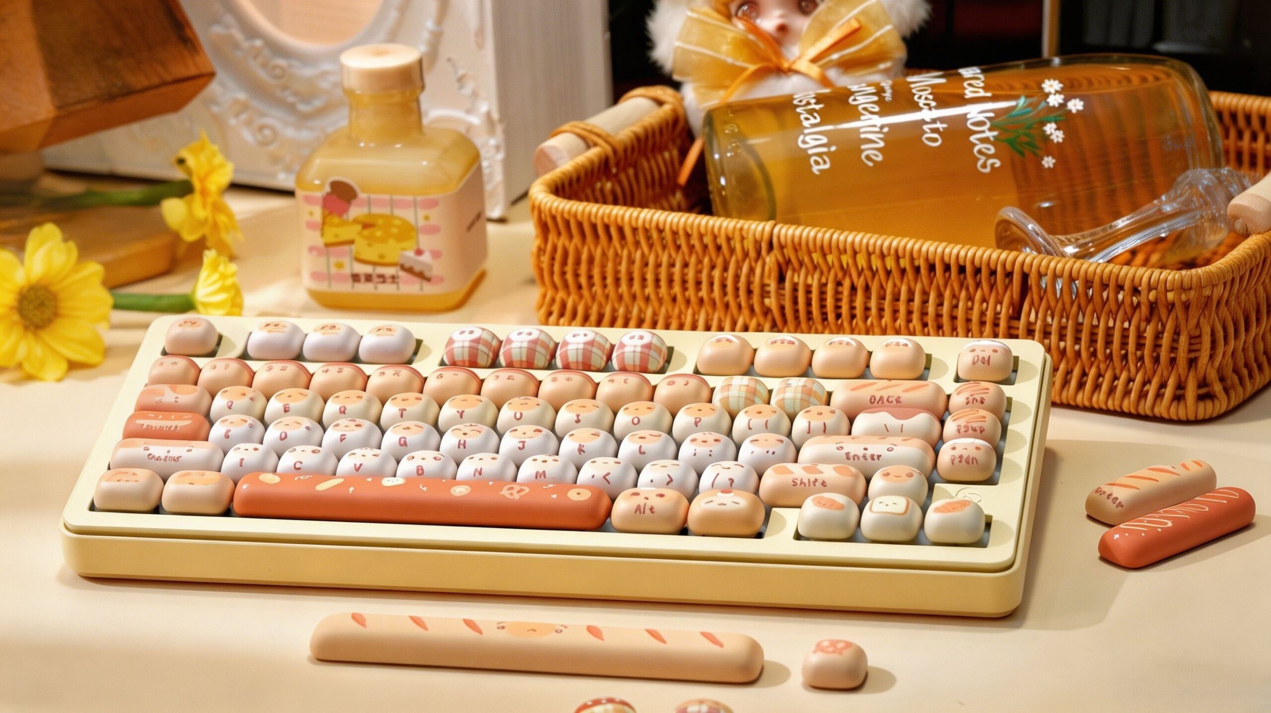 Maorbeng MOG Steamed Bun Keycaps