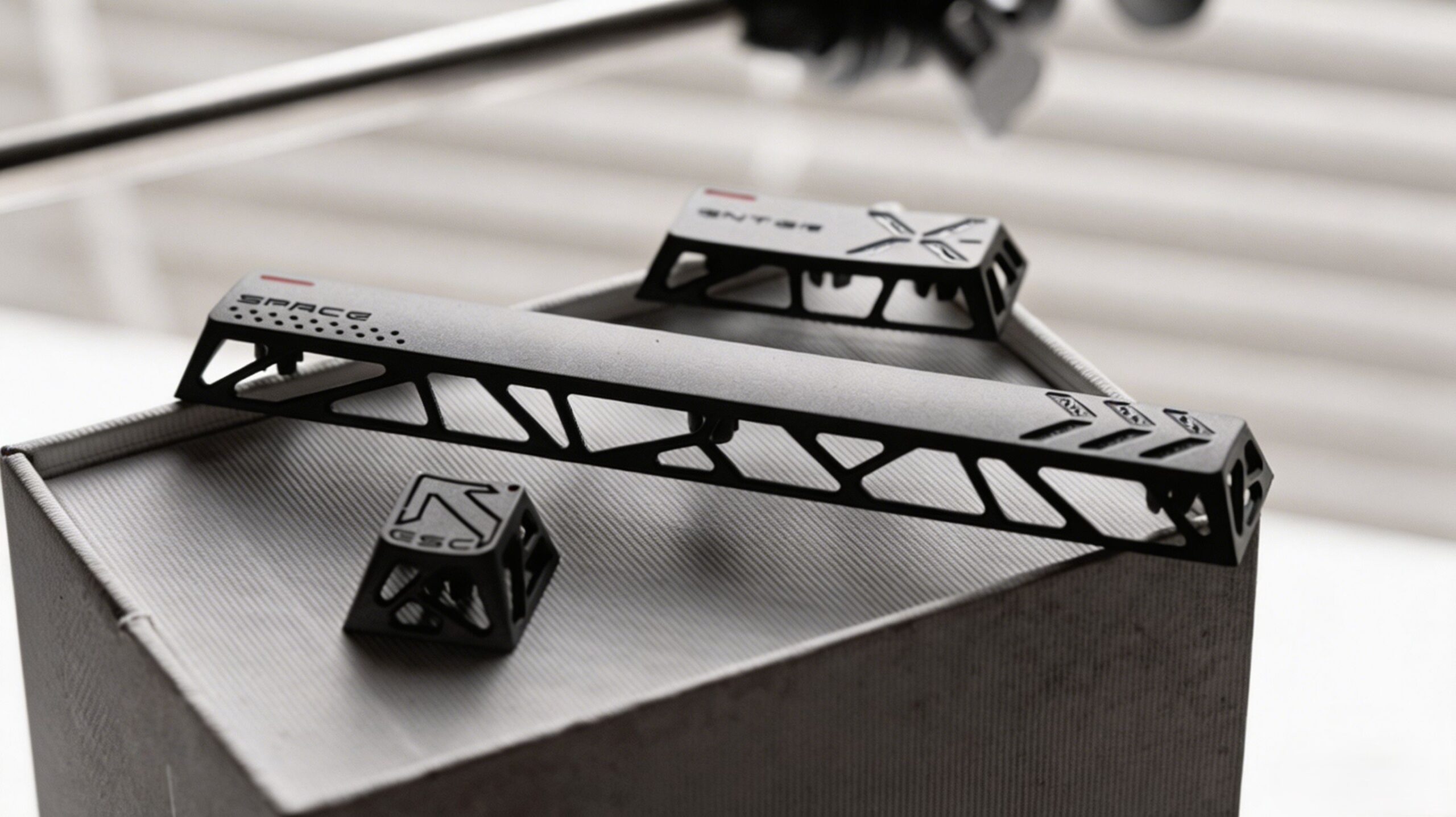 Premium Hollow Metal Backlit Keycap Set
