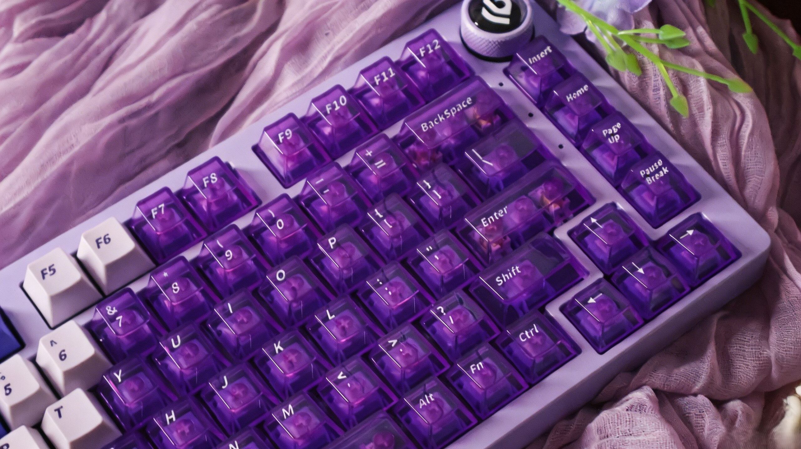 Gradient Transparent PC Keycaps