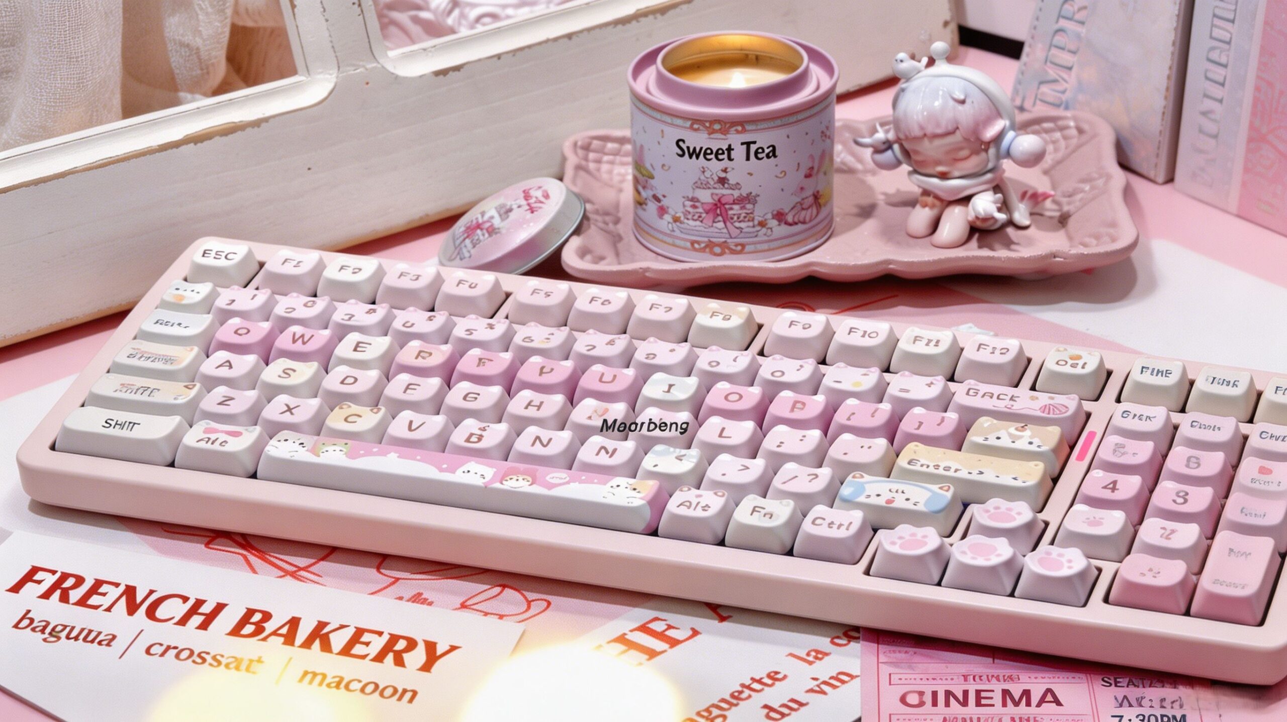 Maorbeng Meow Team Keycaps