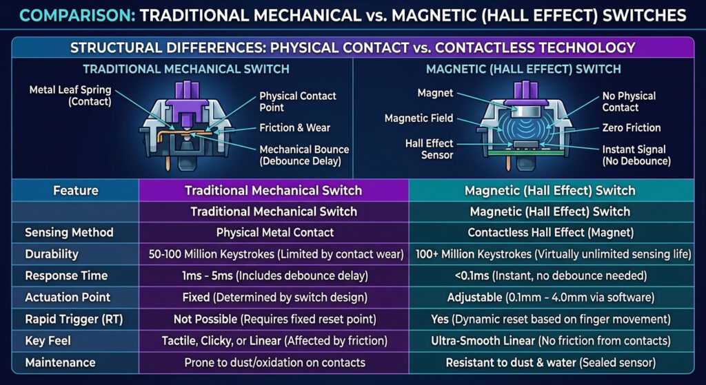 are 8k pcbs only for hall effect switches