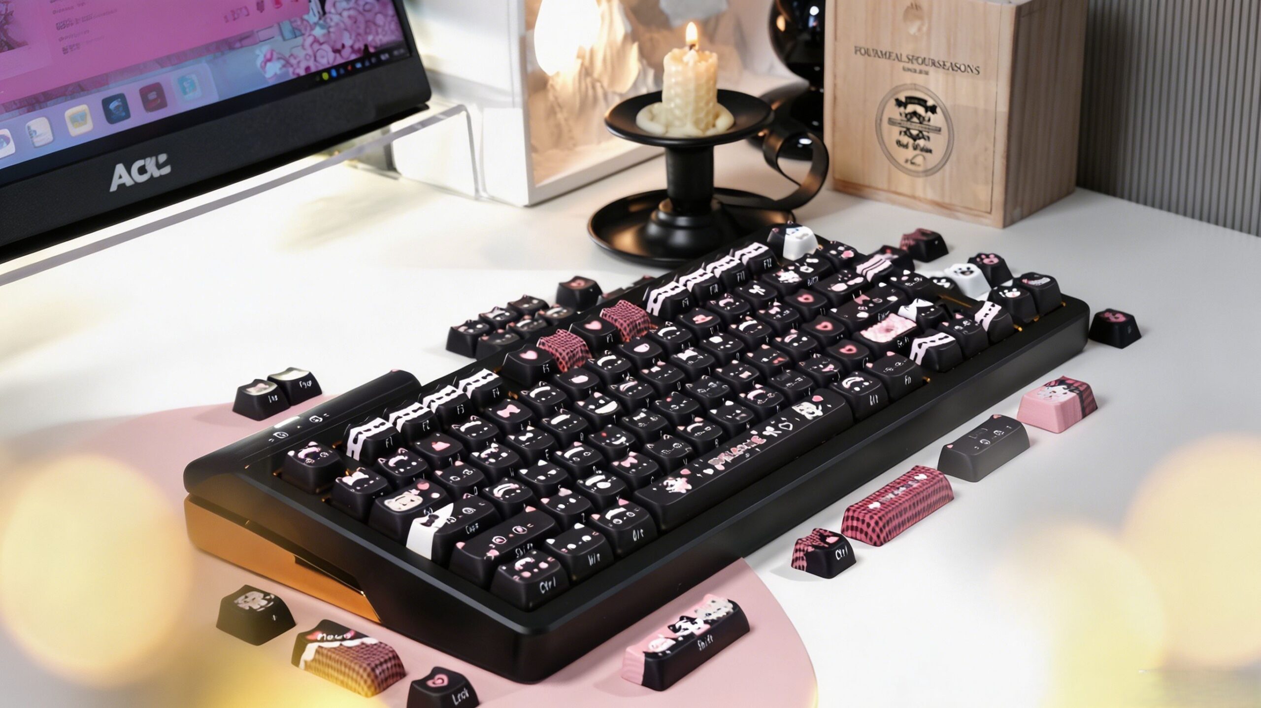 Maorbeng Maid Cat MAO Keycaps