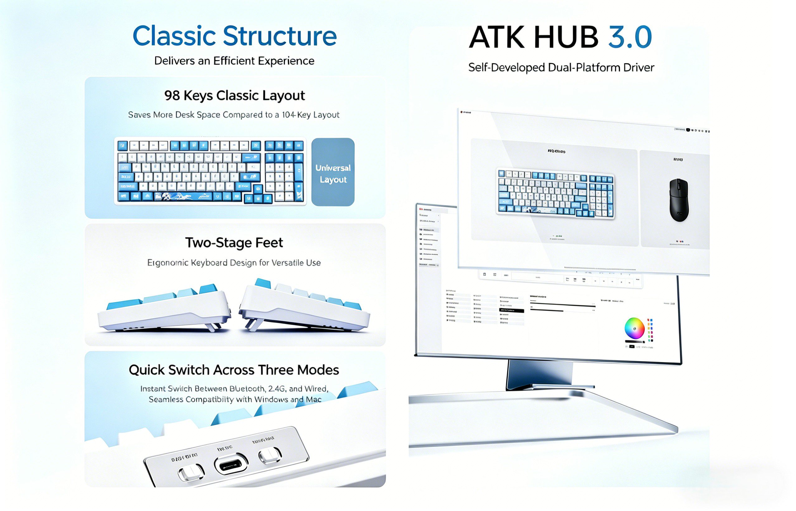 ATK A98 Pro Mechanical Keyboard