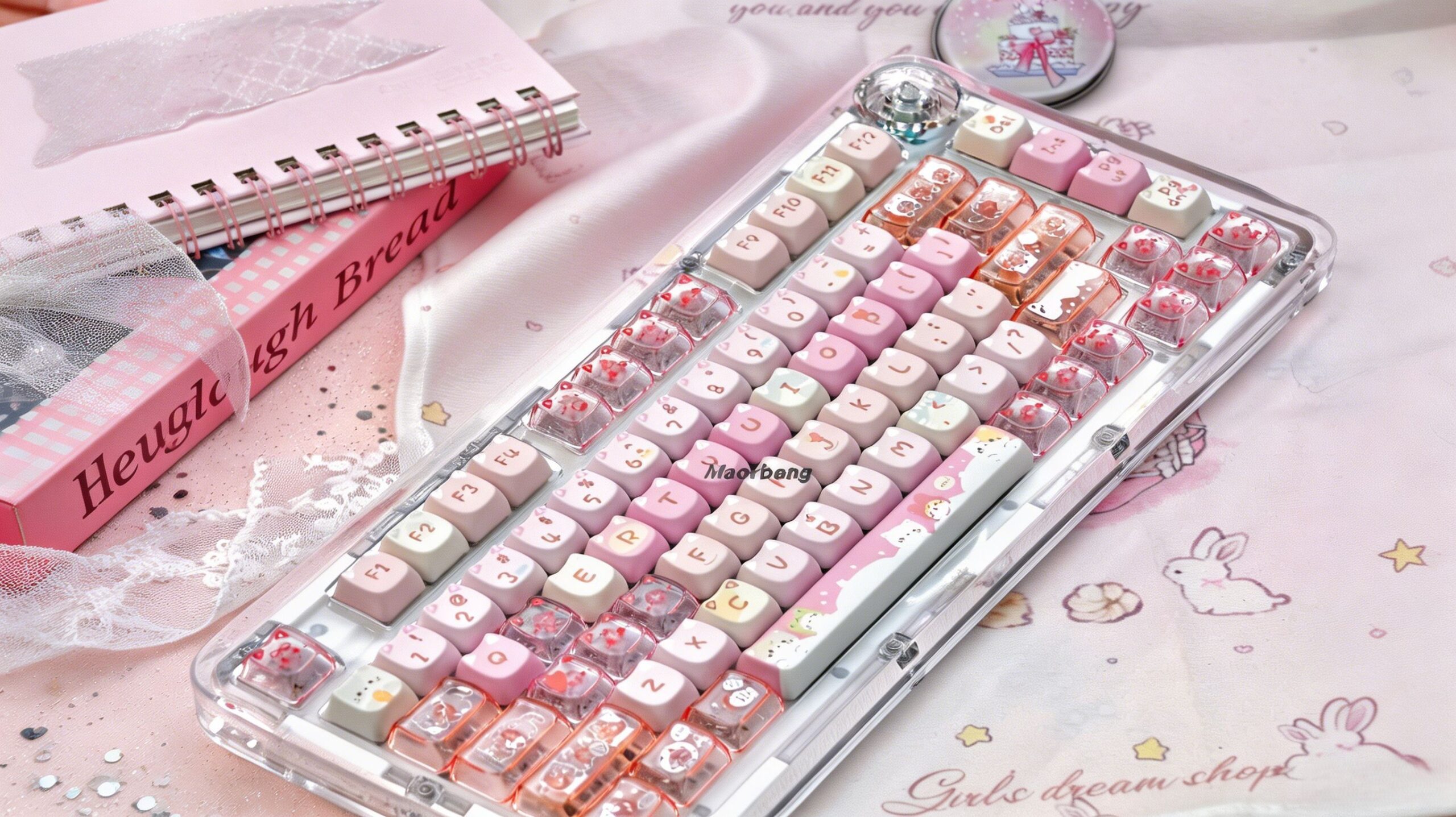 Maorbeng Cute Transparent Keycaps