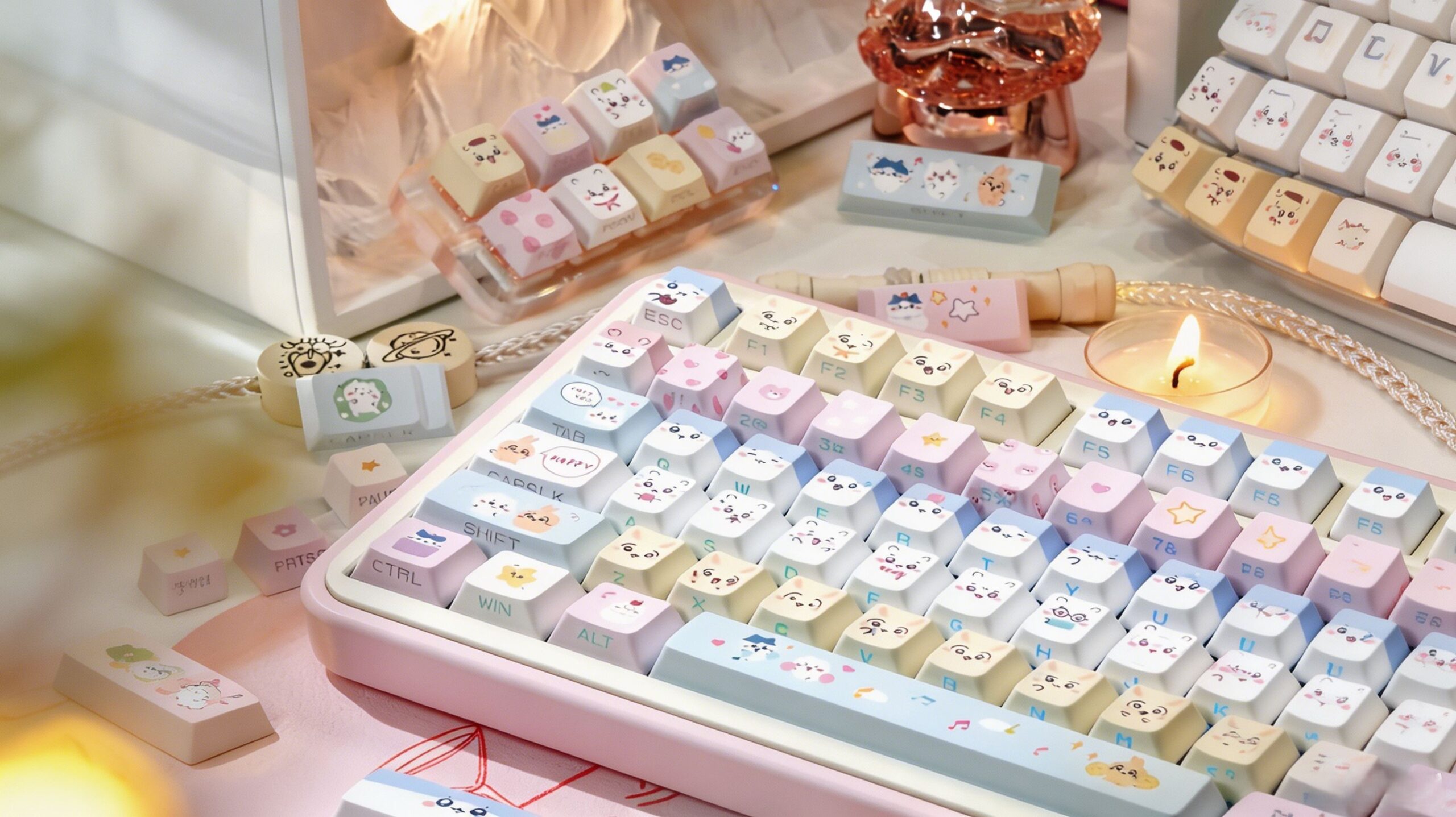 Maorbeng Kawaii Side-Lit Keycaps