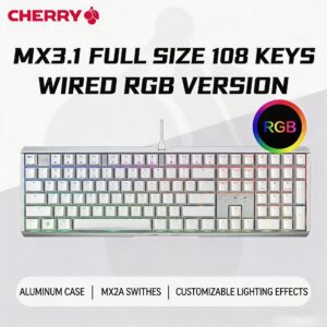 MX3.1 Wired-RGB-White(108 Key)