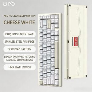 Cheese White (ARGB Ziwei Switch) PC Fixed | 180 Grit | Electrophoresis