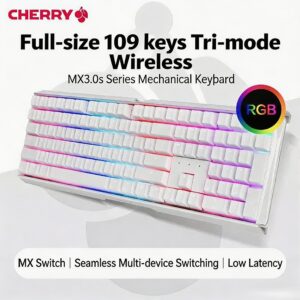 Wireless Three Modes-RGB-White(109 Key)
