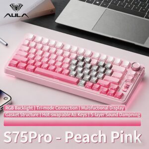 Pink(Side-Printed)+ heart butterfly + pink