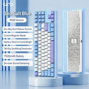 Sea Salt Blue - Electrophoresis - Tri-Mode RGB / Snow Peak Cocoa Switch
