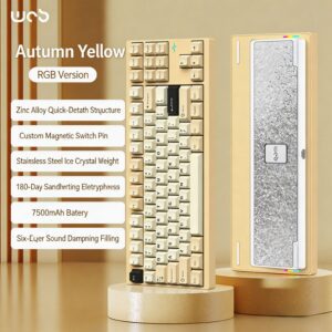 Autumn Yellow - Electrophoresis - Tri-Mode RGB / Snow Peak Cocoa Switch