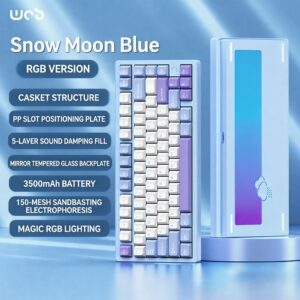 Snow Moon Blue - Electrophoresis - RGB / Ziwei Switch / Tempered Glass