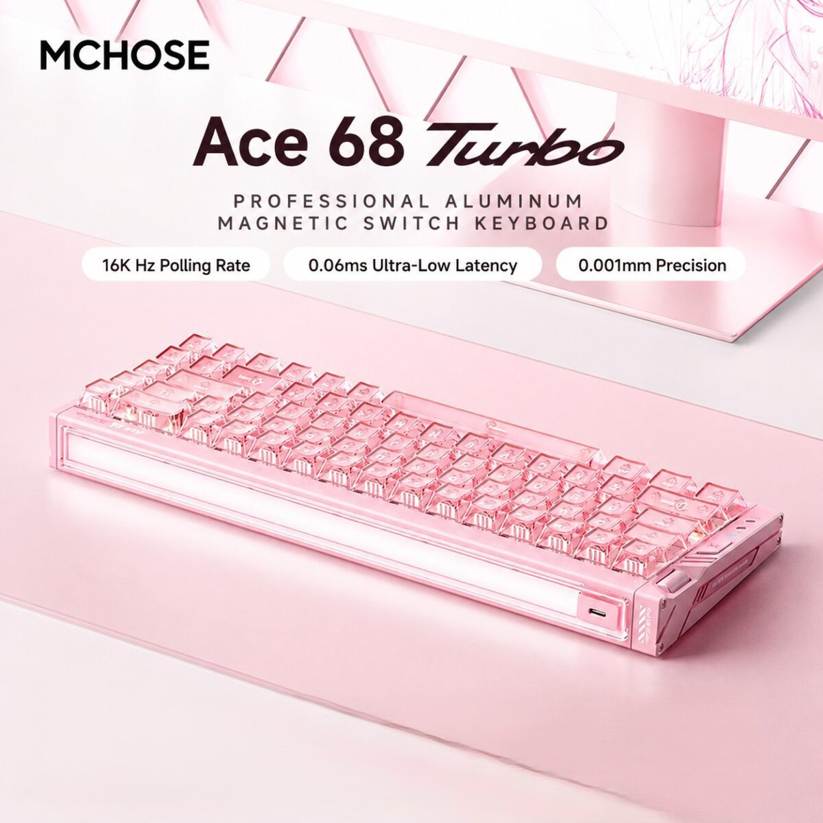 MCHOSE Ace68 Turbo Hall Effect Keyboard