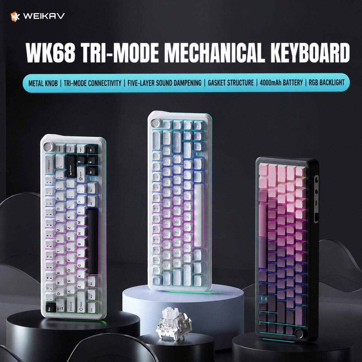 WEIKAV WK68 Mechanical Keyboard