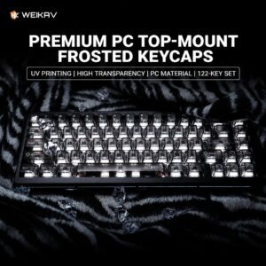 WEIKAV Nut Frosted Translucent Keycaps