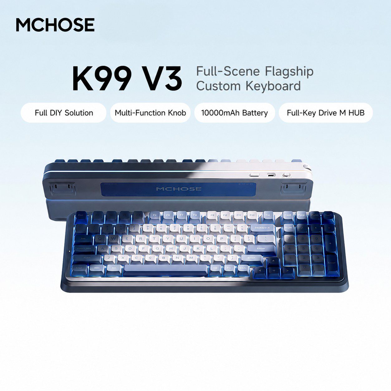 MCHOSE K99 V3 98% メカニカルキーボード | デュアル8K