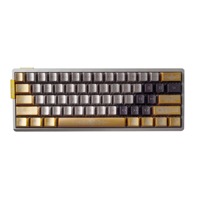 HEK Egypt Metallic Paint 130-Key CNC Aluminum Keycap Set