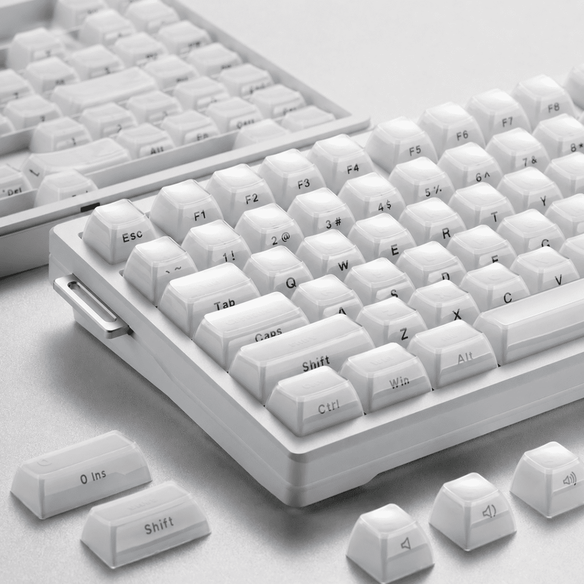 HEK Crystal Jelly 3.0 PC+PBT Double-Shot Keycap Set