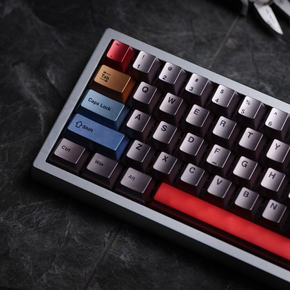 HEK Atomic Breath Metallic Cherry Profile Keycap Set