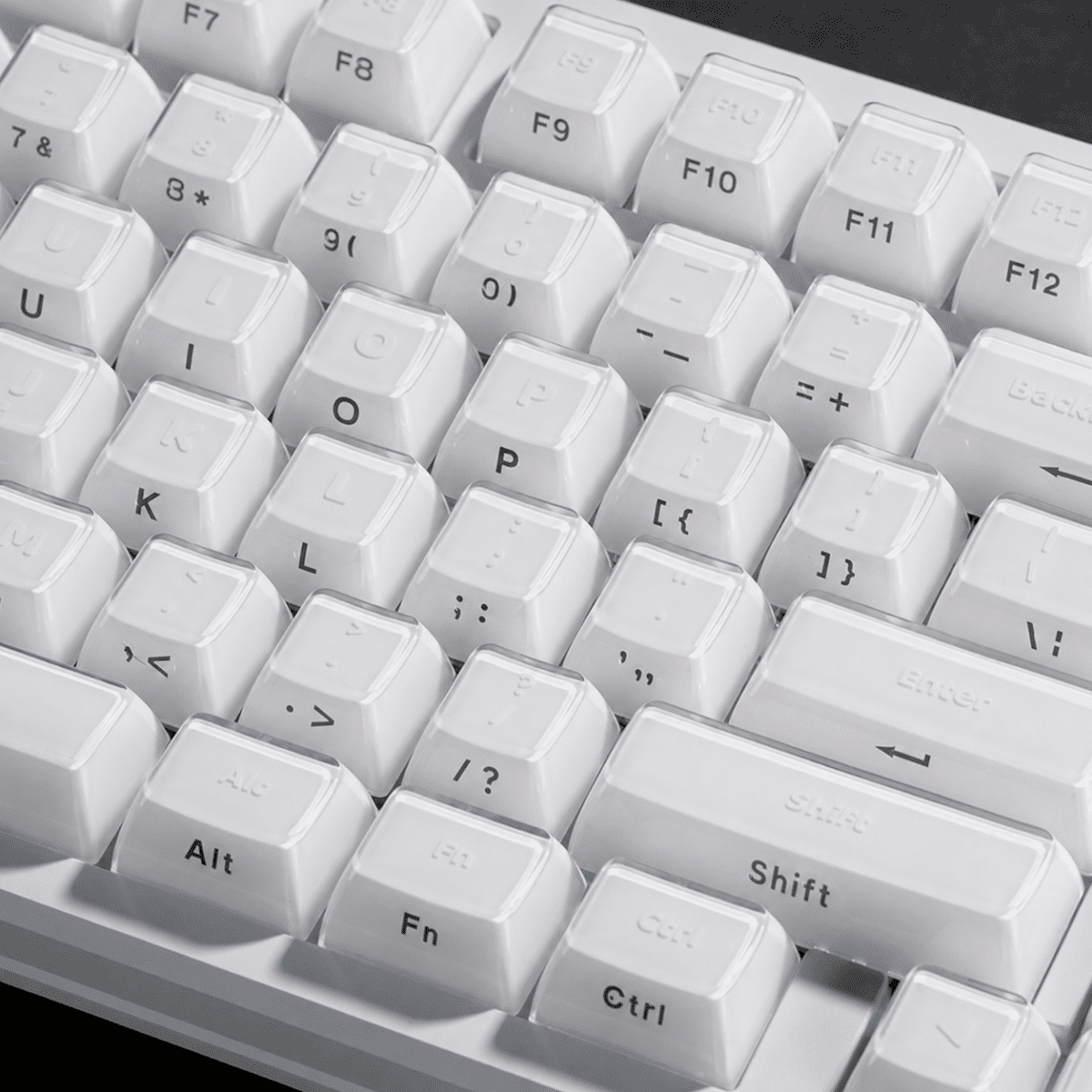 HEK Crystal Jelly 3.0 PC+PBT Double-Shot Keycap Set