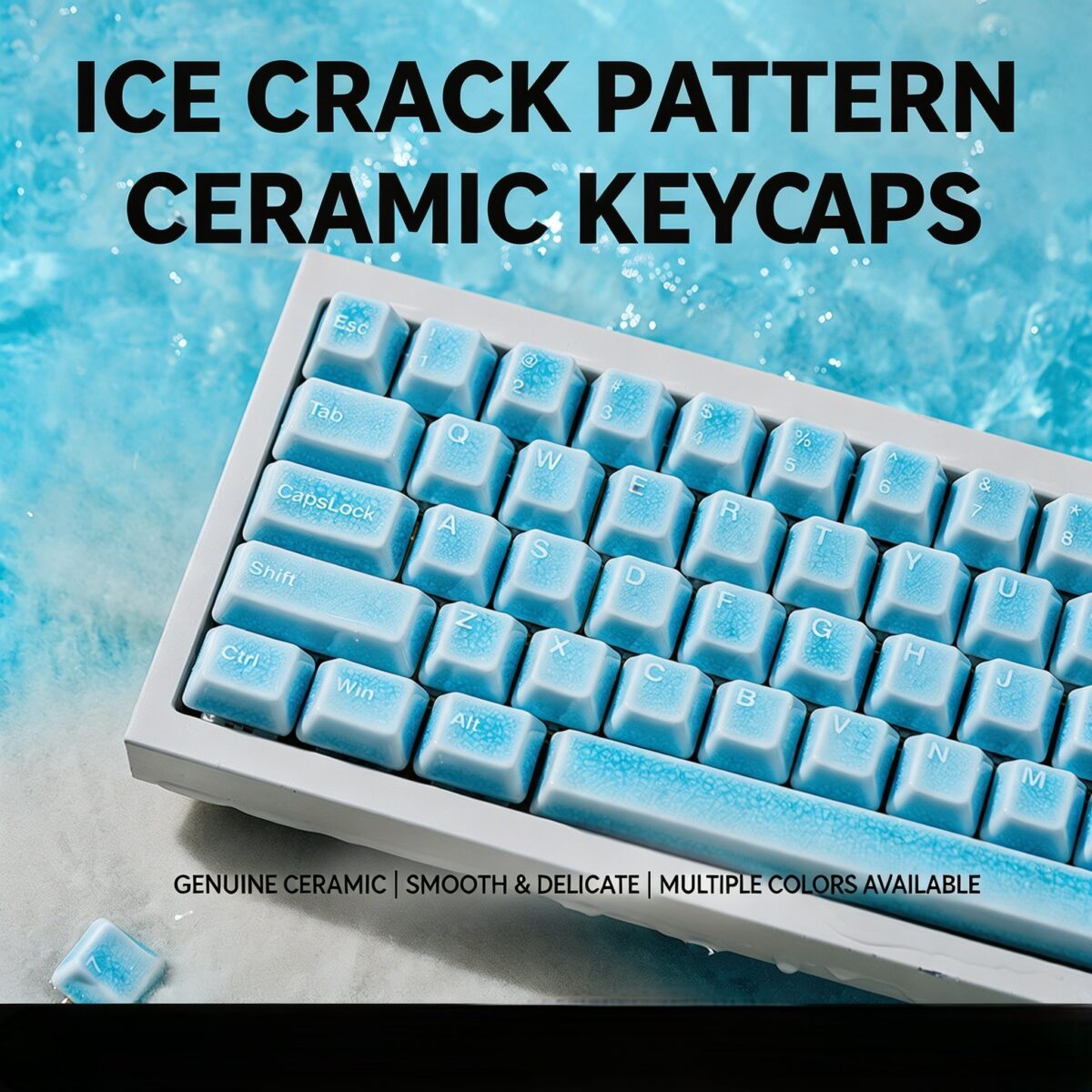 HEK Crackle Series Ceramic Keycaps