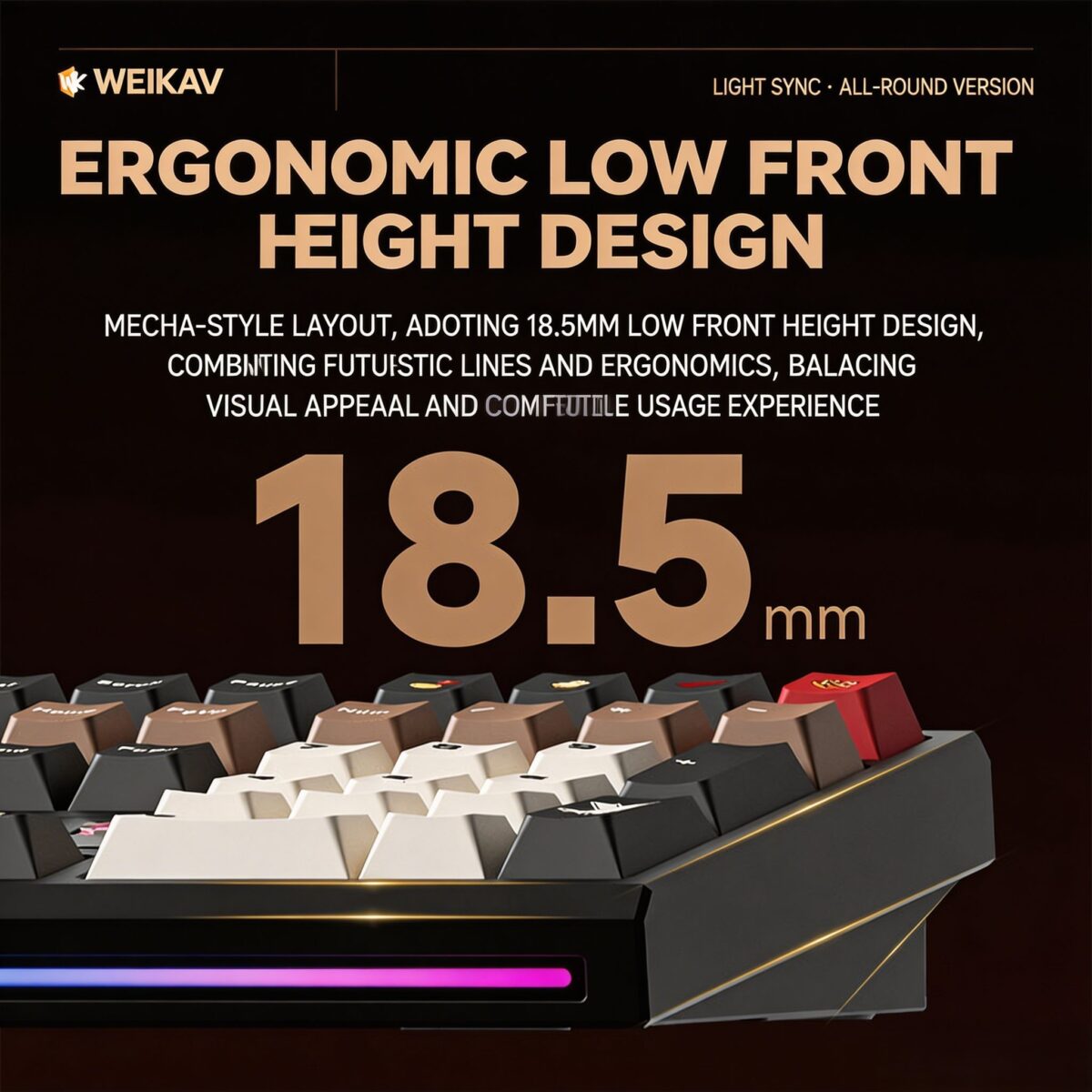 WEIKAV NUT108 Mechanical Keyboard
