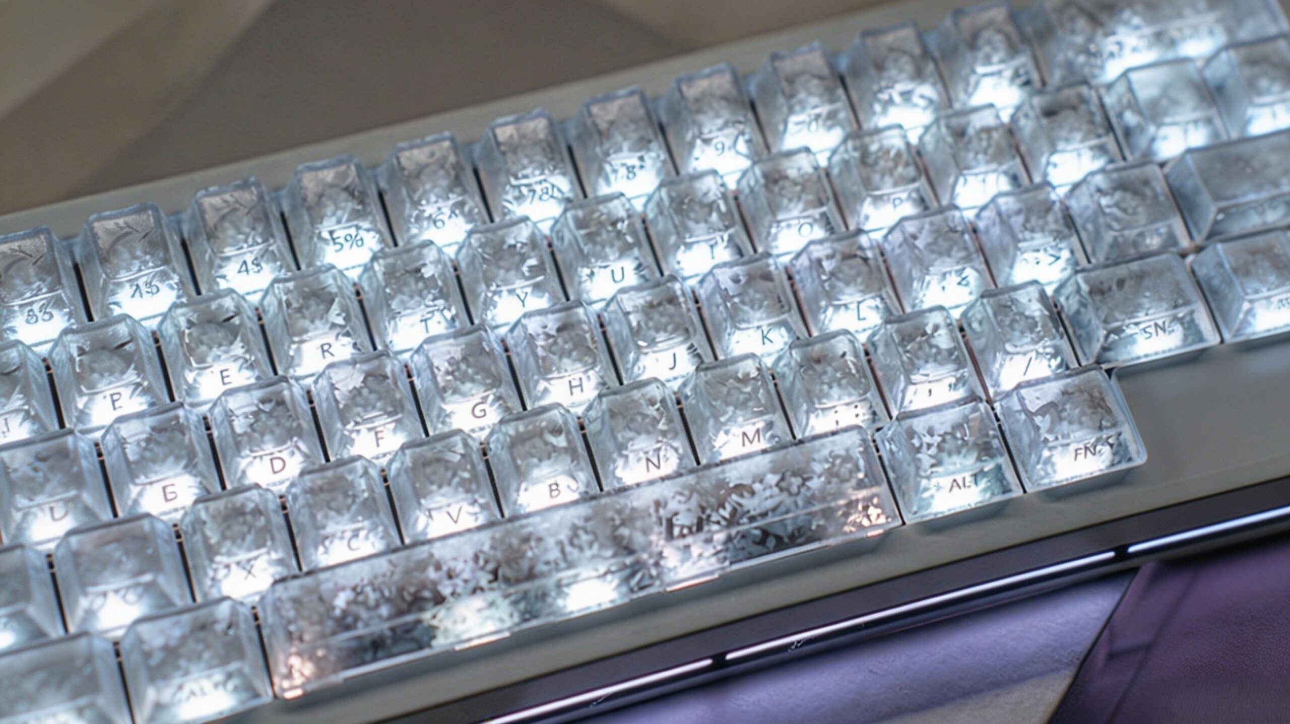 WEIKAV Ice Crackle Translucent Keycaps