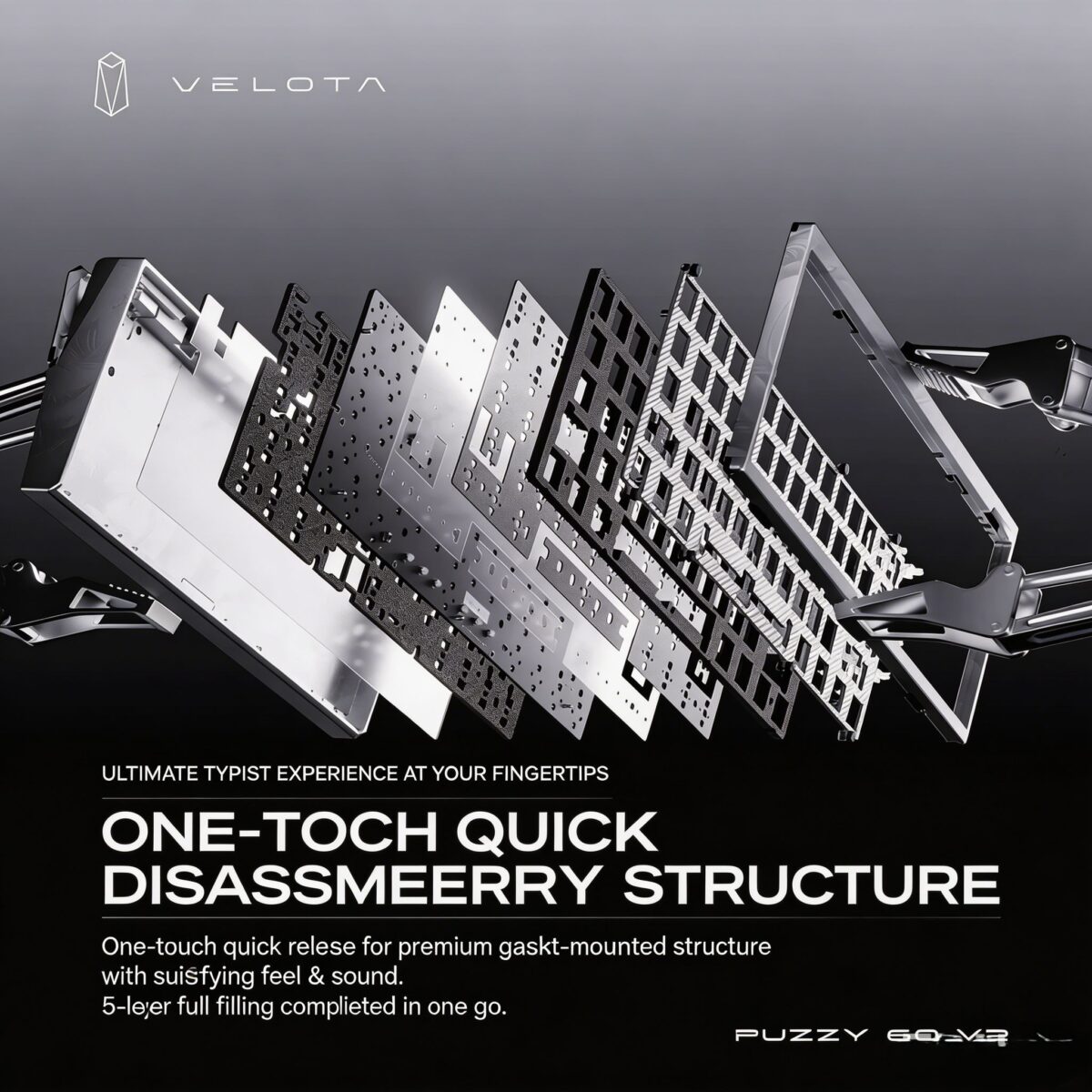 ATK VELOTA FUZZY 60 V2 Hall Effect Keyboard