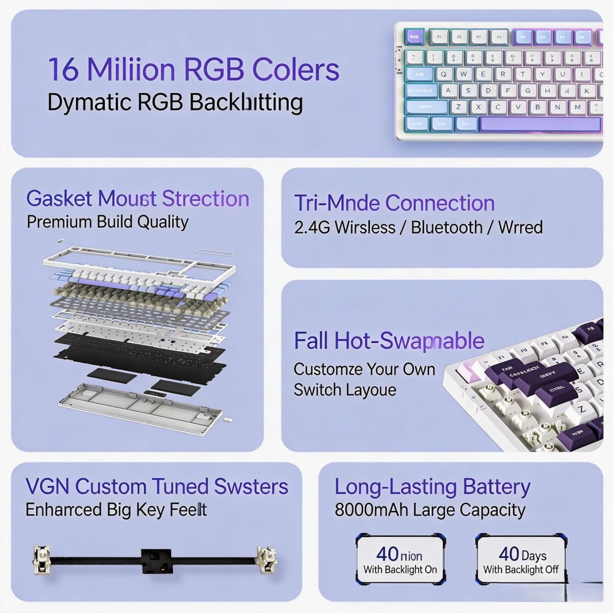 VGN V98Pro V2 Mechanical Keyboard